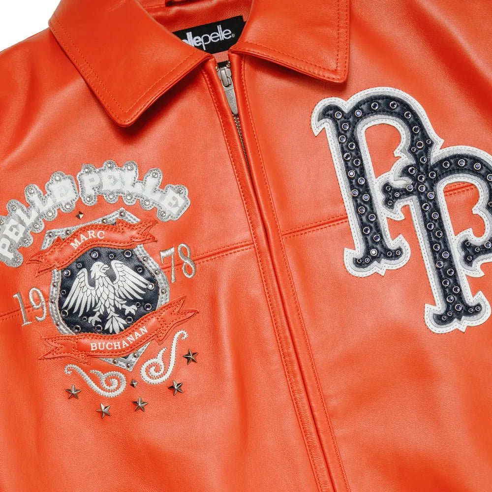Men's World Famous Pelle Leather Jacket Pelle Pelle - Tops and Bottoms USA