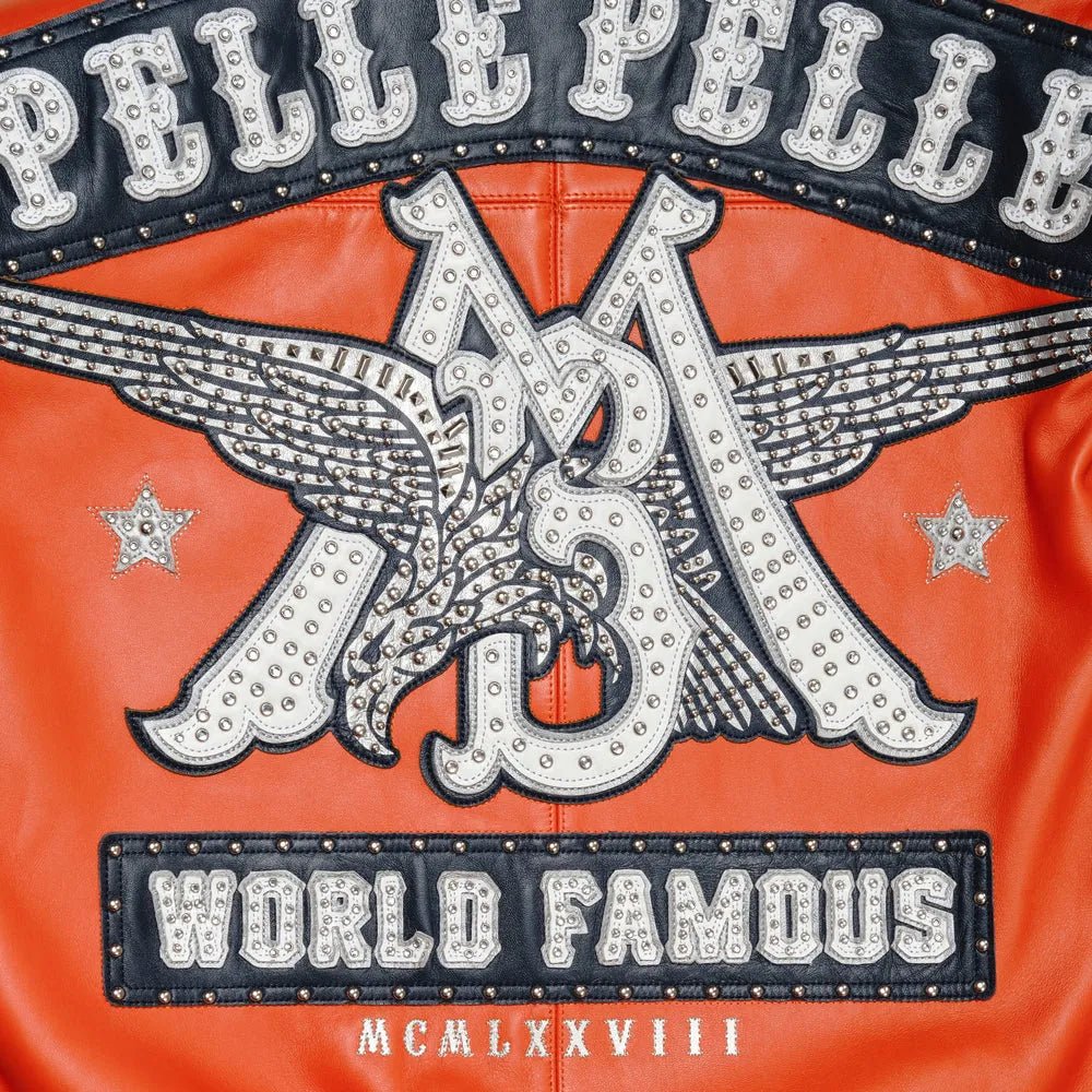 Men's World Famous Pelle Leather Jacket Pelle Pelle - Tops and Bottoms USA