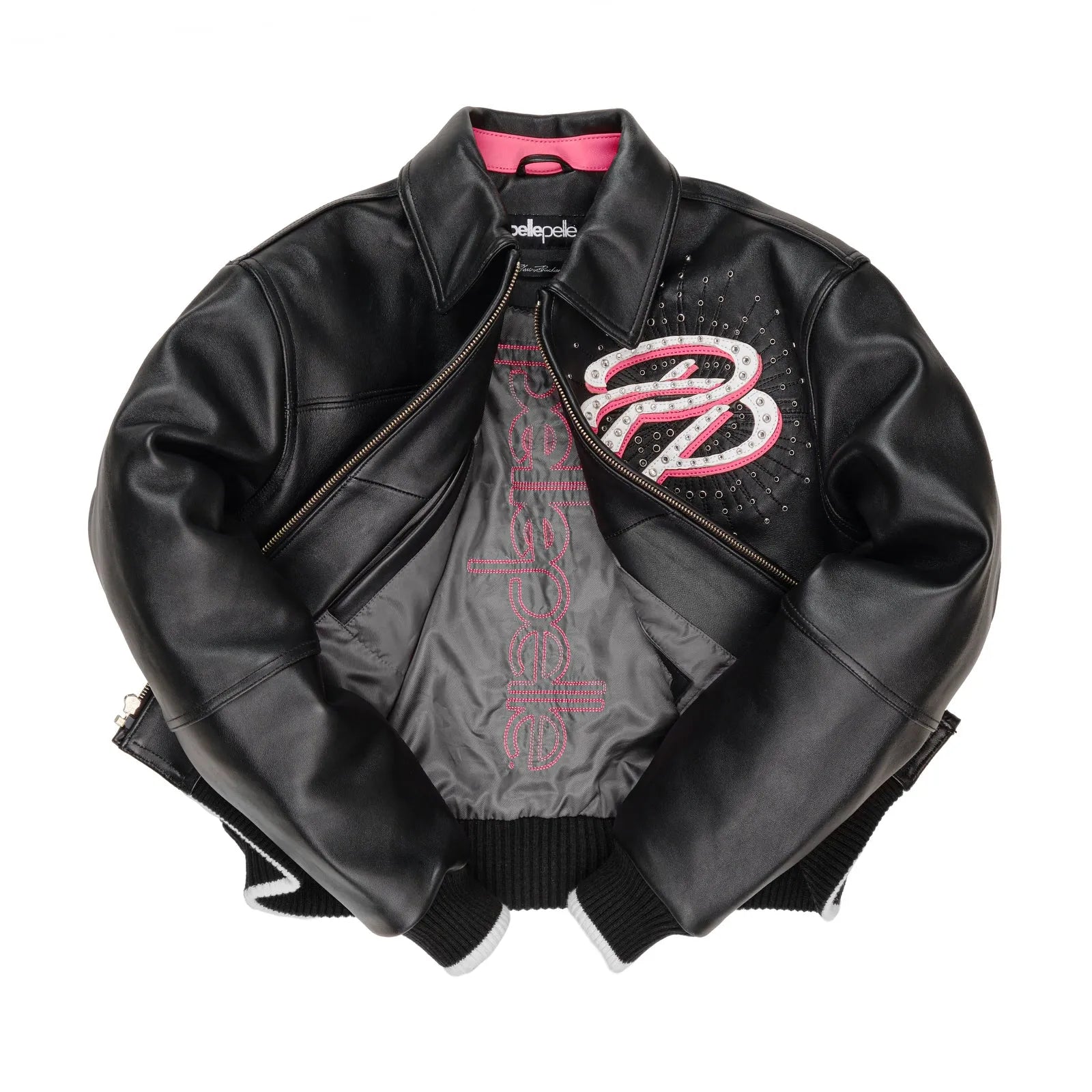 Women's Greatest Of All Time Crop Leather Jacket