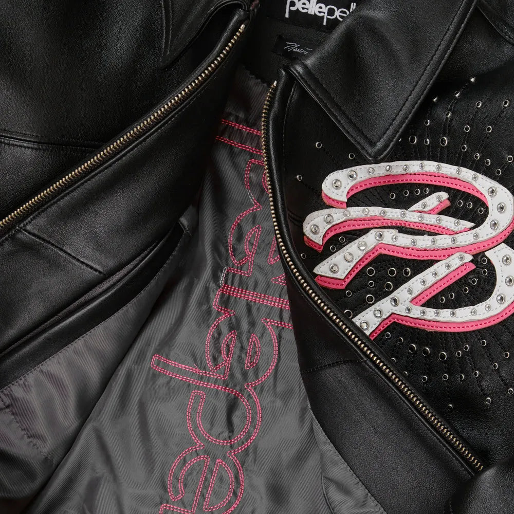 Women's Greatest Of All Time Crop Leather Jacket