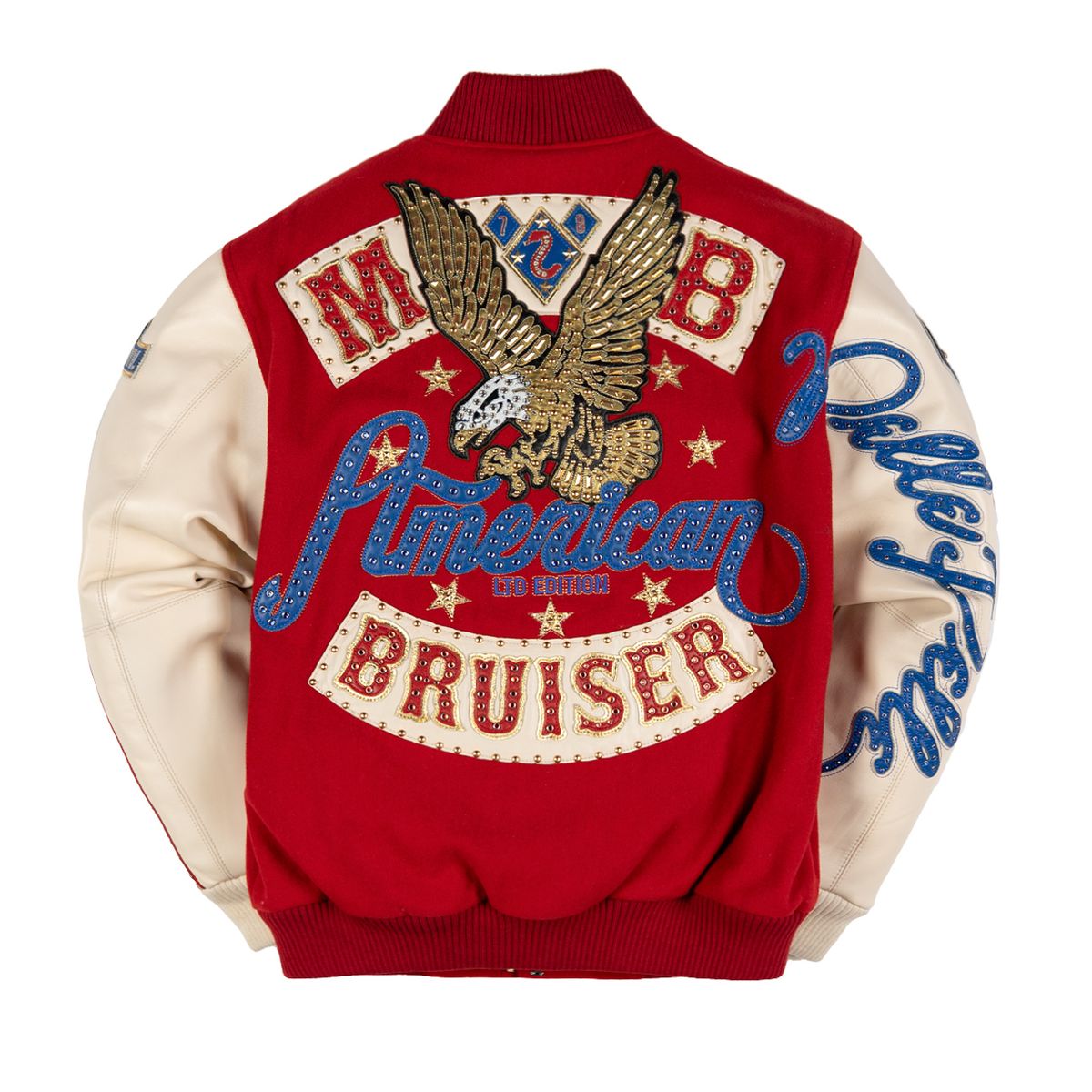 Men's American Bruiser Varsity Jacket Pelle Pelle - Tops and Bottoms USA