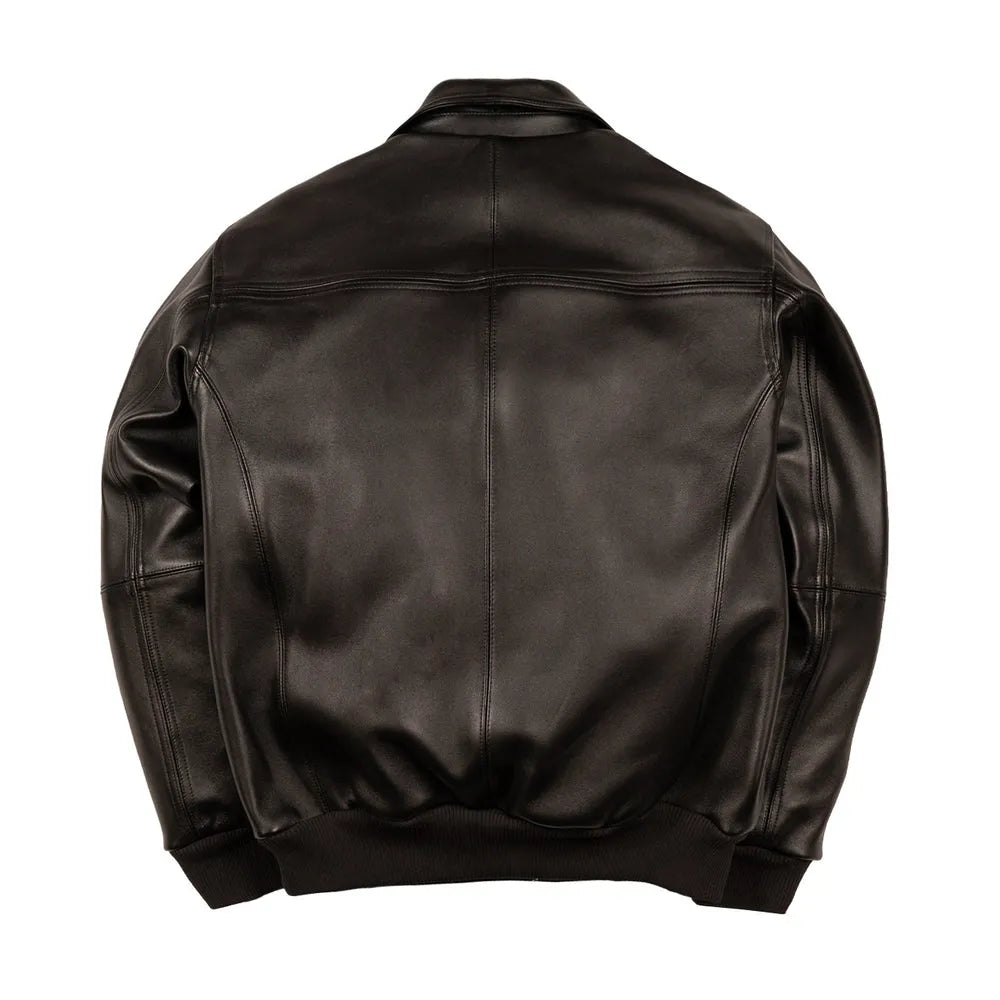 Men's Corded Pelle Leather Jacket