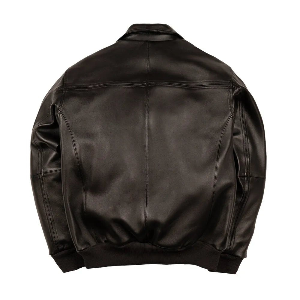 Men's Corded Pelle Leather Jacket Pelle Pelle - Tops and Bottoms USA