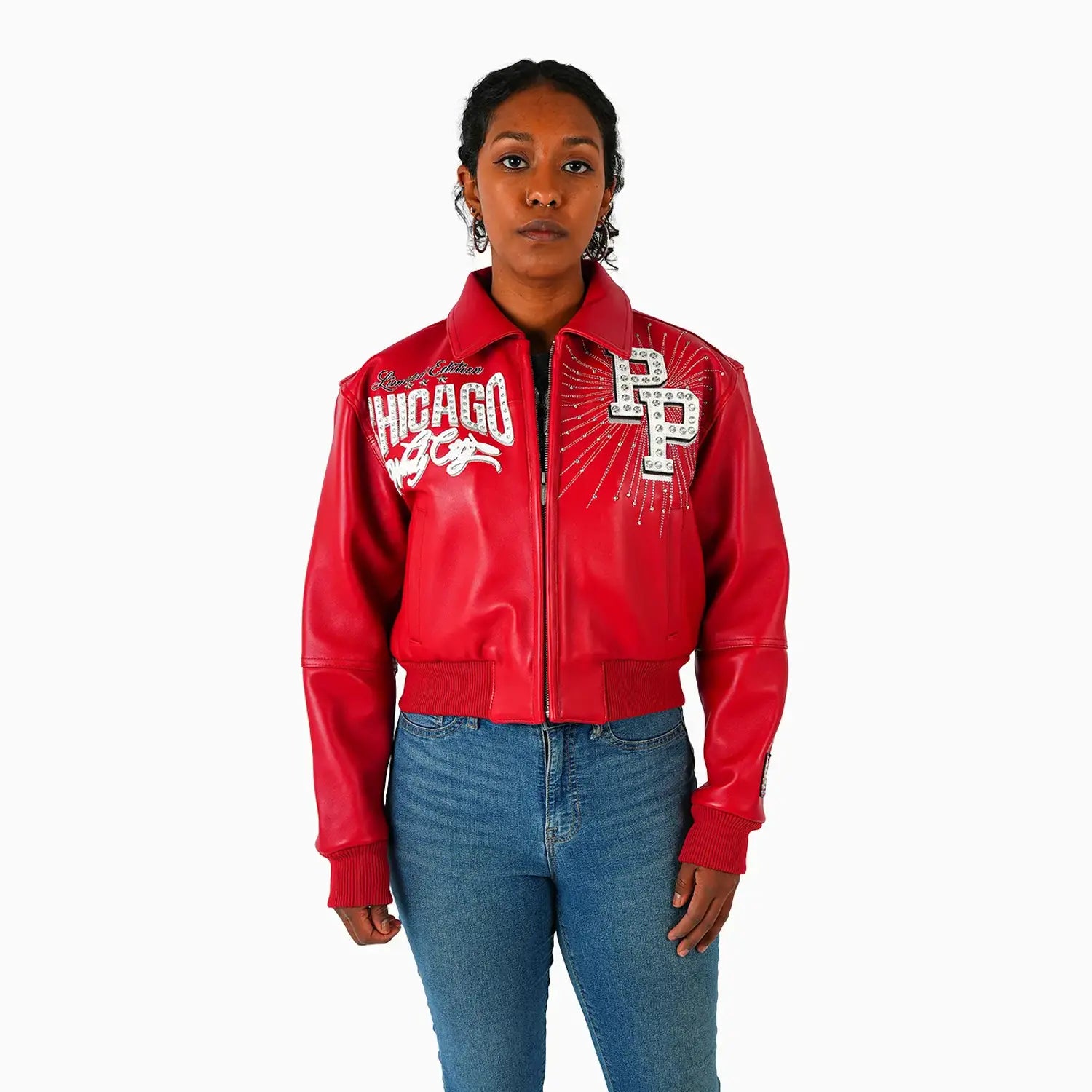 Pelle-Pelle X TB Women's Windy City Leather Jacket