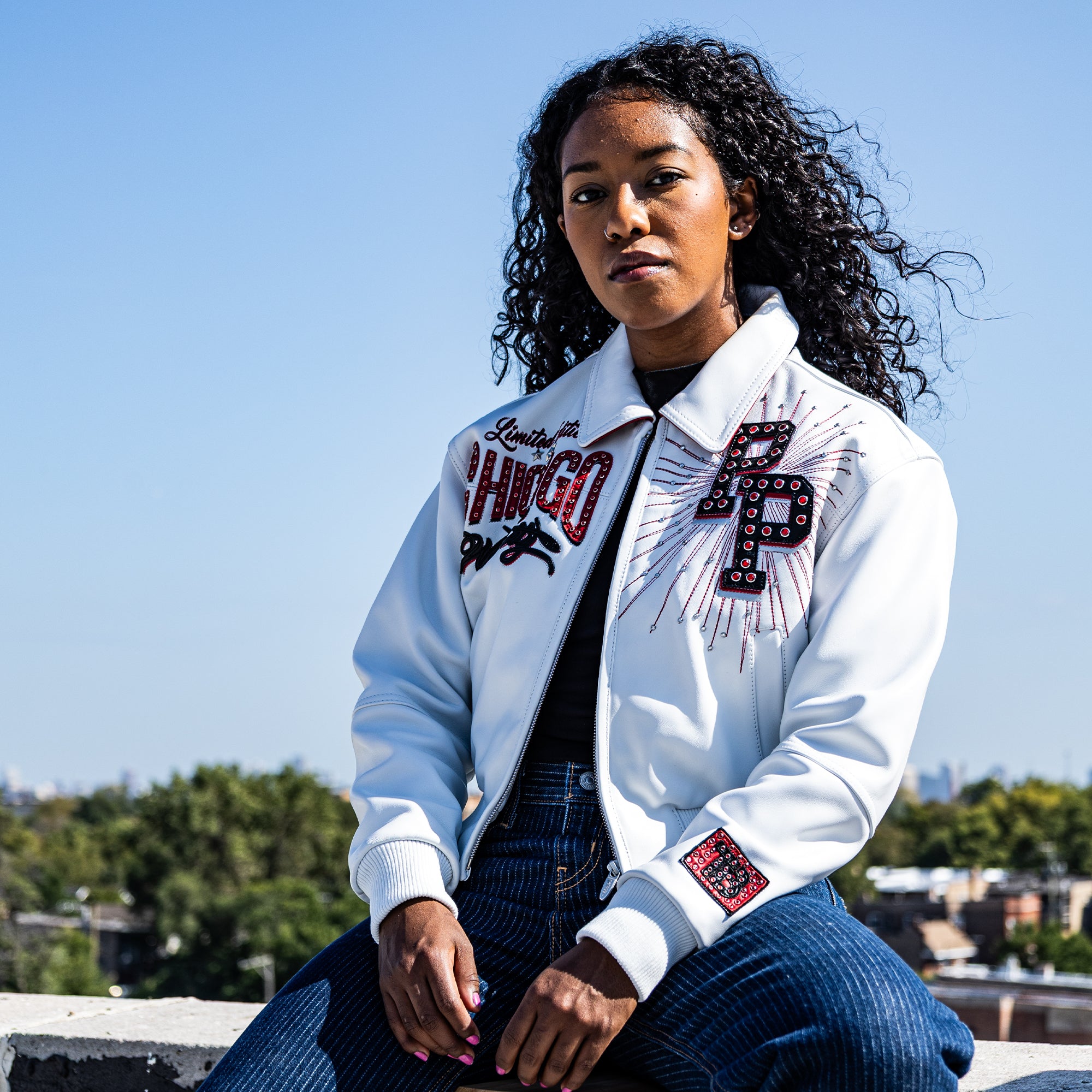 Pelle-Pelle X TB Women's Windy City Leather Jacket