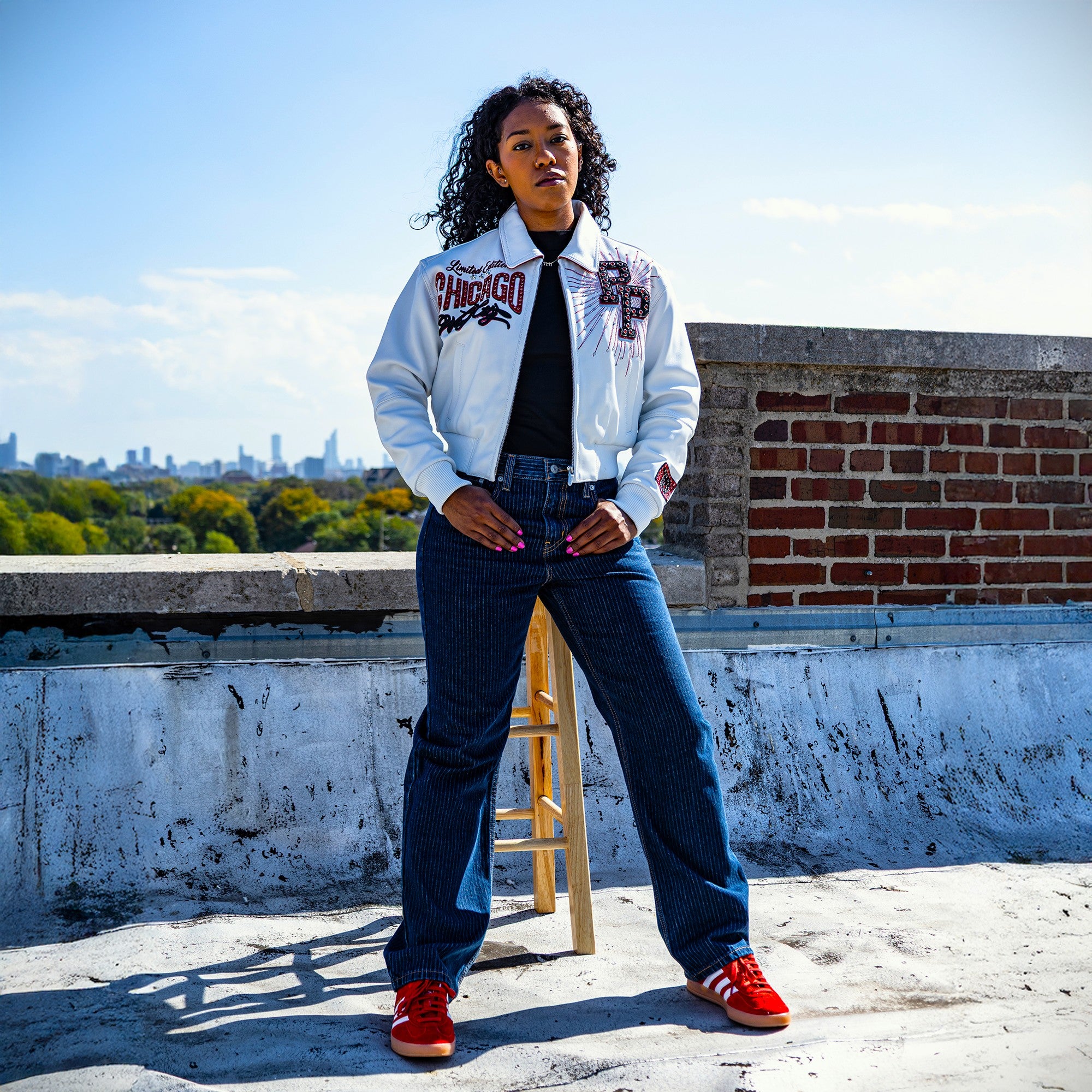 Pelle-Pelle X TB Women's Windy City Leather Jacket