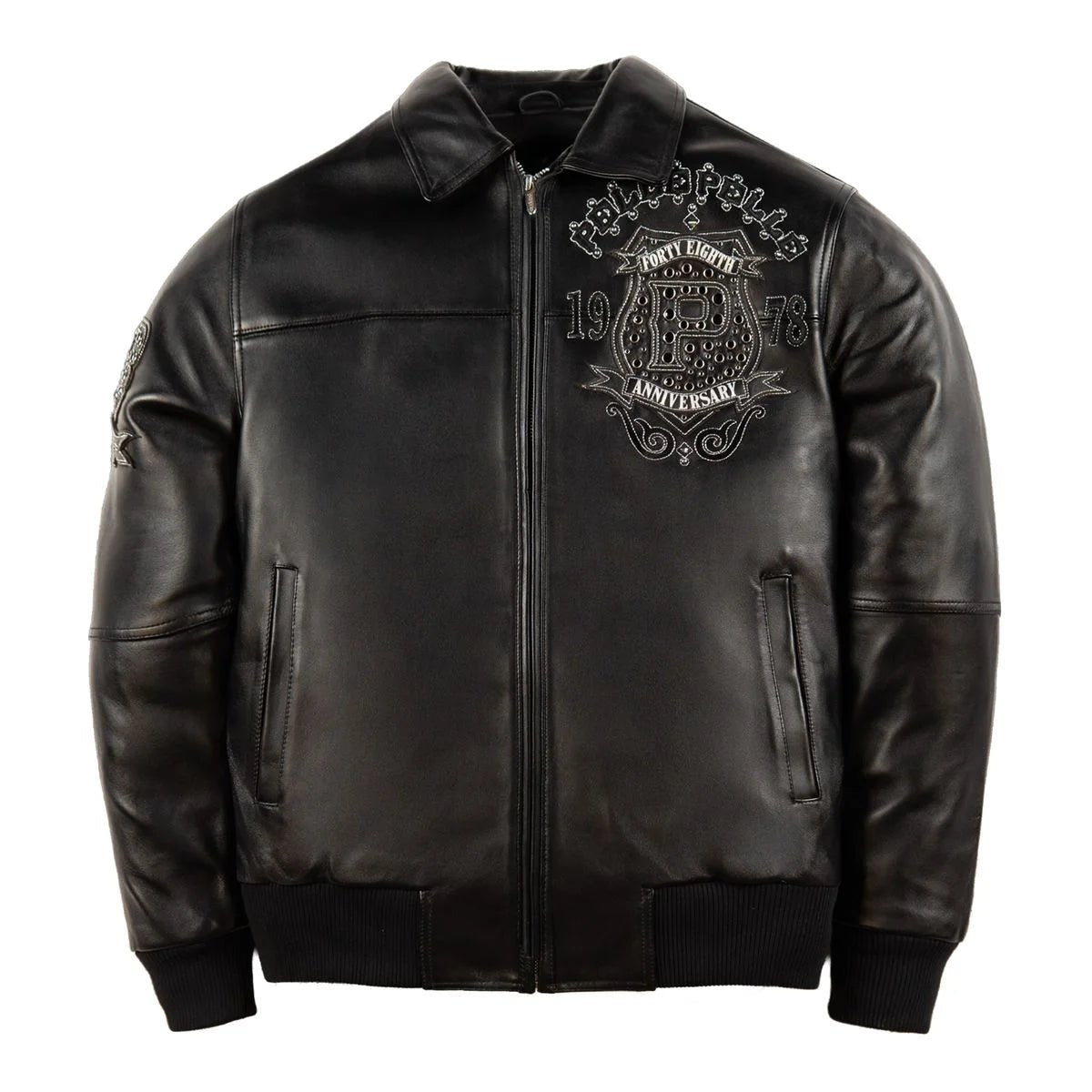 Men's Unrivaled Anniversary Leather Jacket Pelle Pelle - Tops and Bottoms USA