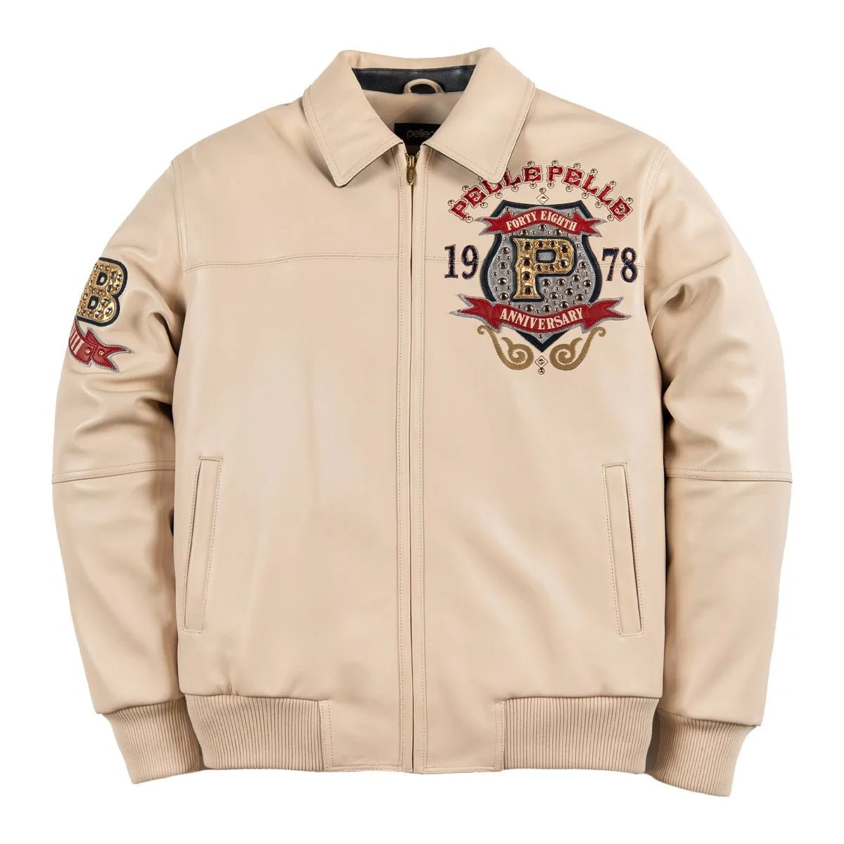 Men's Unrivaled Anniversary Leather Jacket Pelle Pelle - Tops and Bottoms USA