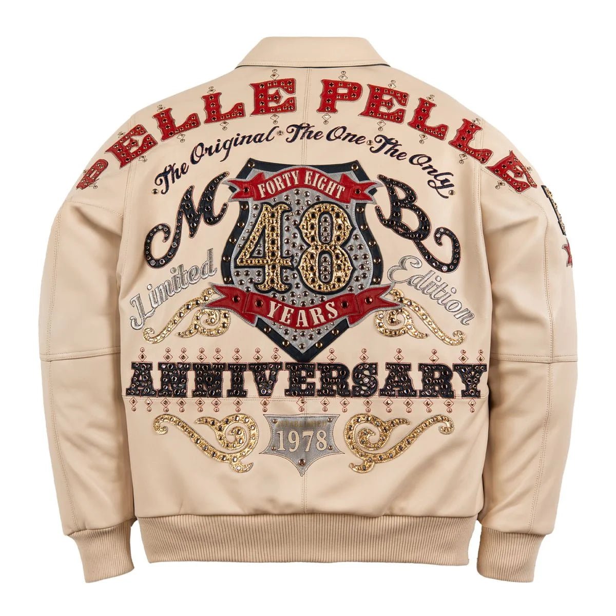 Men's Unrivaled Anniversary Leather Jacket Pelle Pelle - Tops and Bottoms USA