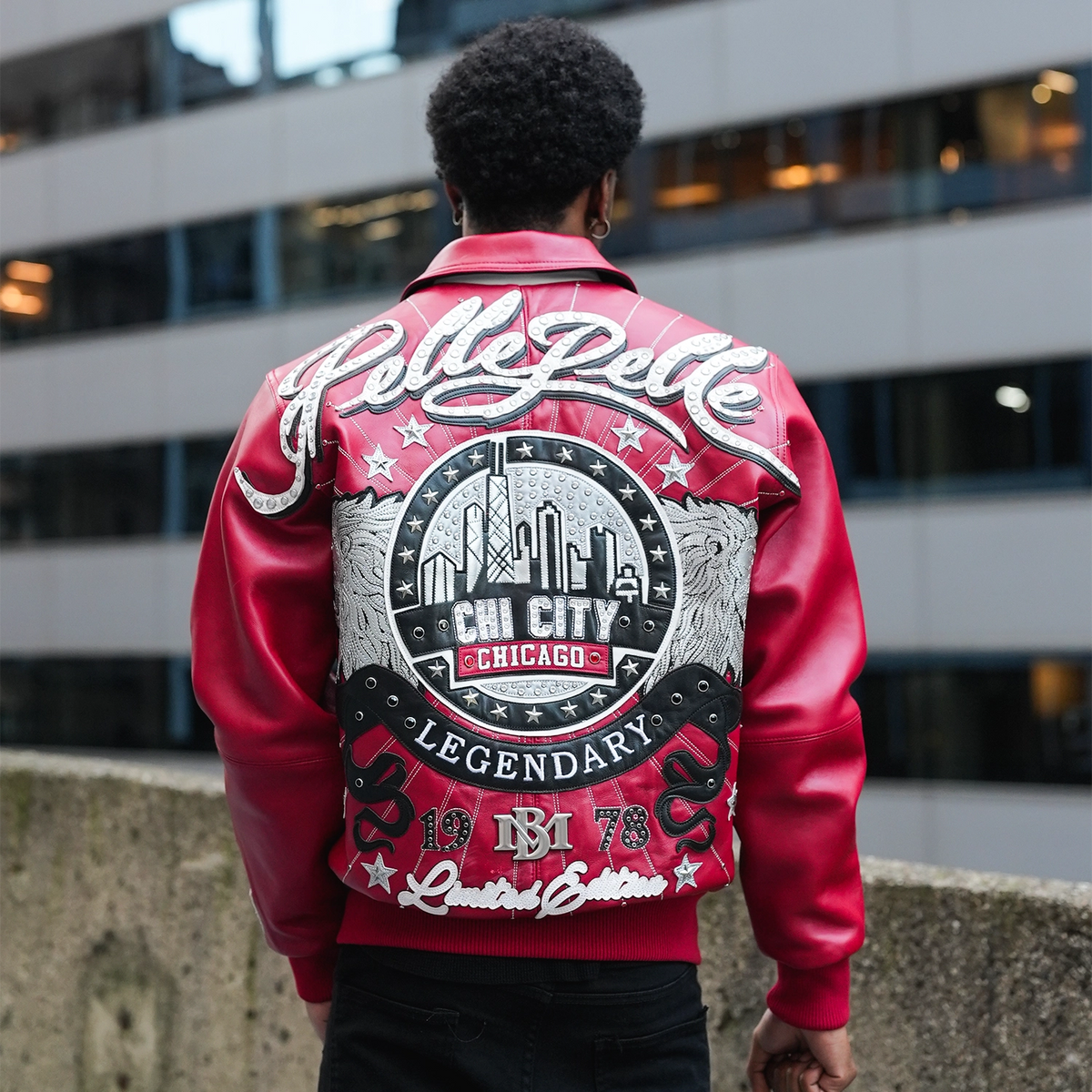 Pelle-Pelle X TB Exclusive Men's Chi City Leather Jacket