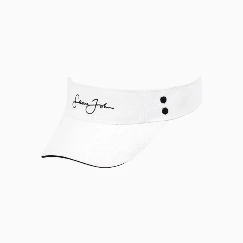 Signature Embroidered Design Adjustable Sports Visor