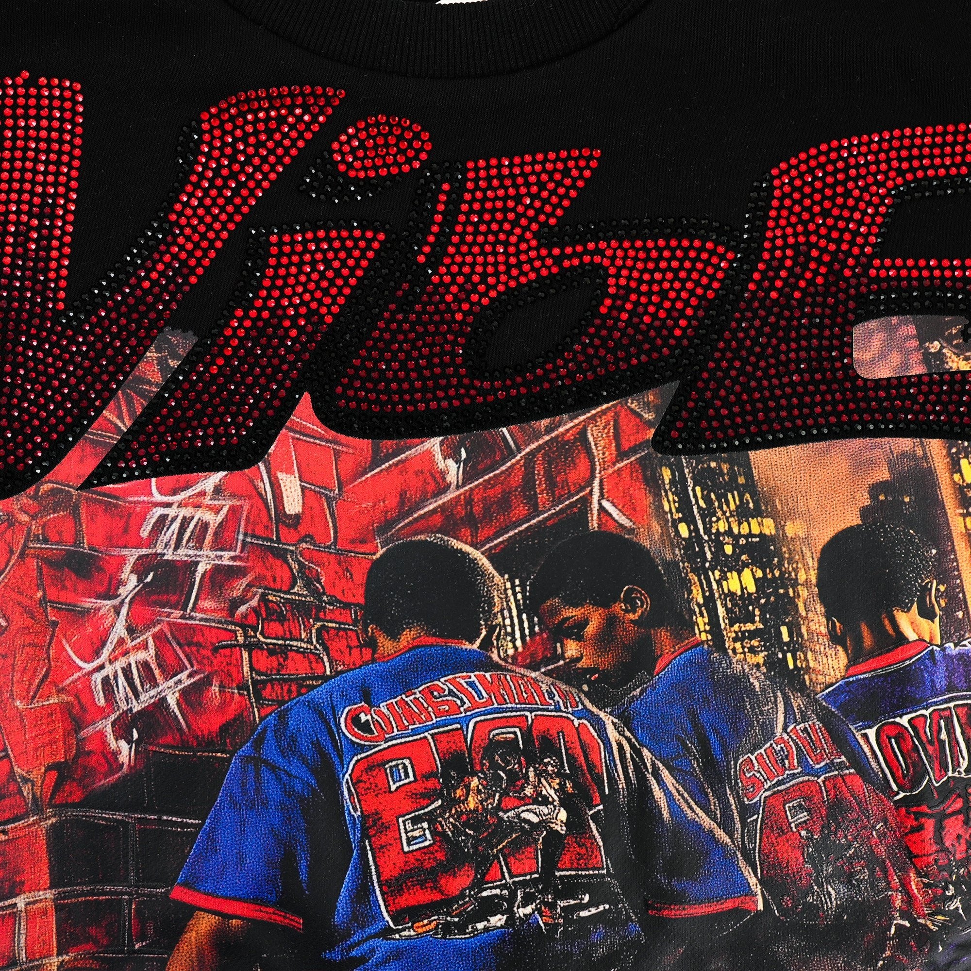 Kid's Vibe Cropped T-Shirt Black Keys - Tops and Bottoms USA