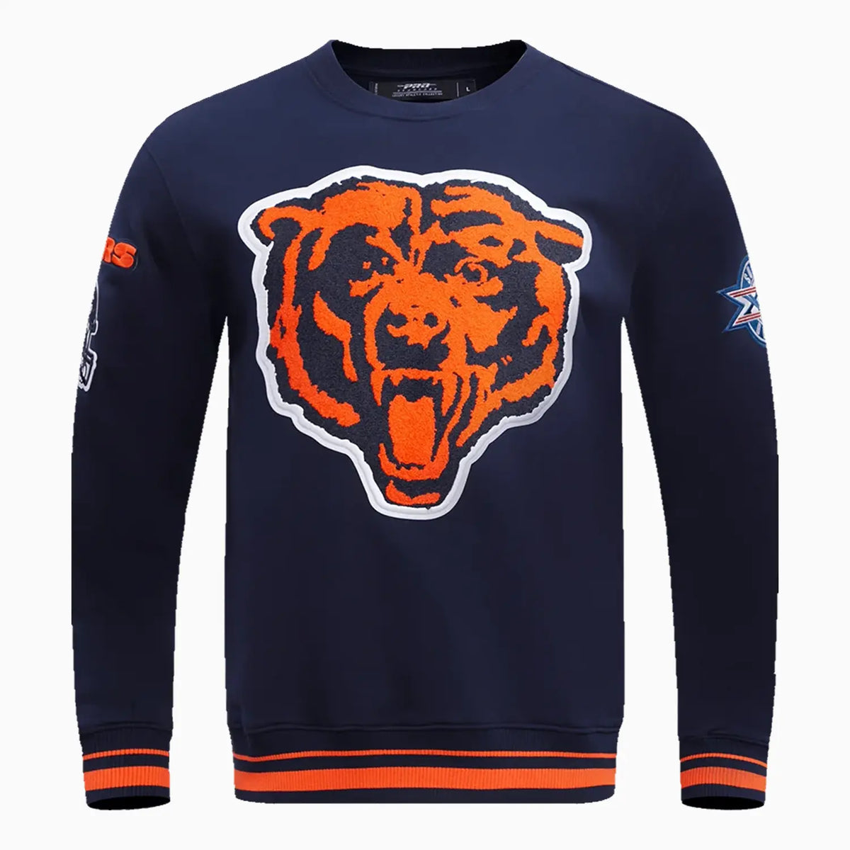 Men's Chicago Bears Mash Up Rib Fleece Sweatshirt Pro Standard - Tops and Bottoms USA