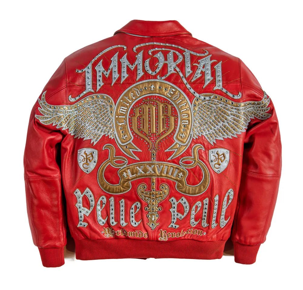 Men's Immortal Leather Jacket Pelle Pelle - Tops and Bottoms USA