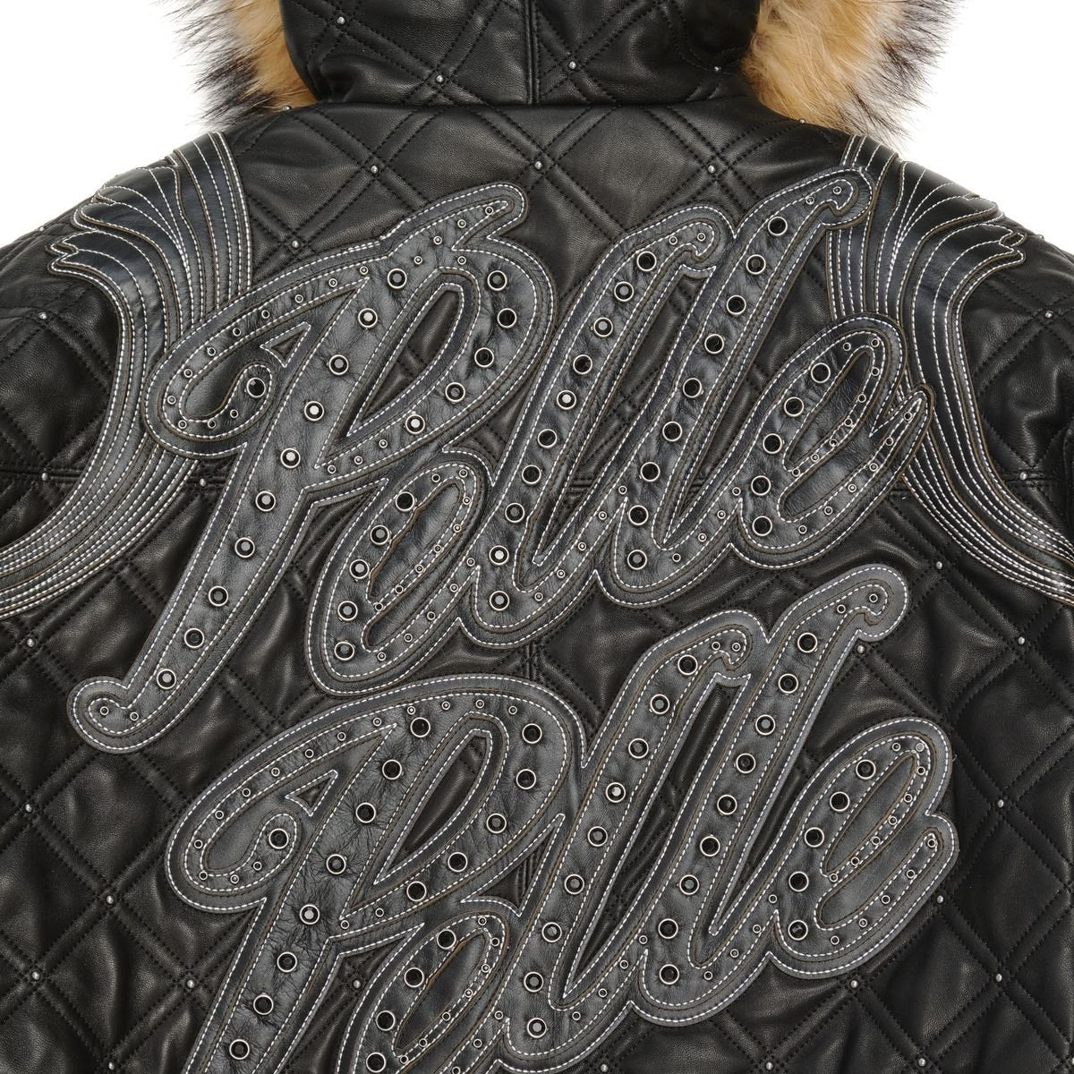 Men's Royale Hooded Leather Jacket Pelle Pelle - Tops and Bottoms USA