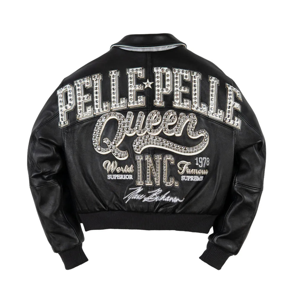 Women's Pelle Queen Crop Leather Jacket