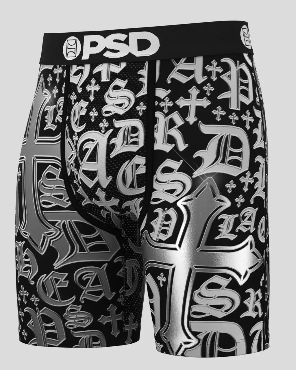 Men's Chrome Letters Standard Length Boxer