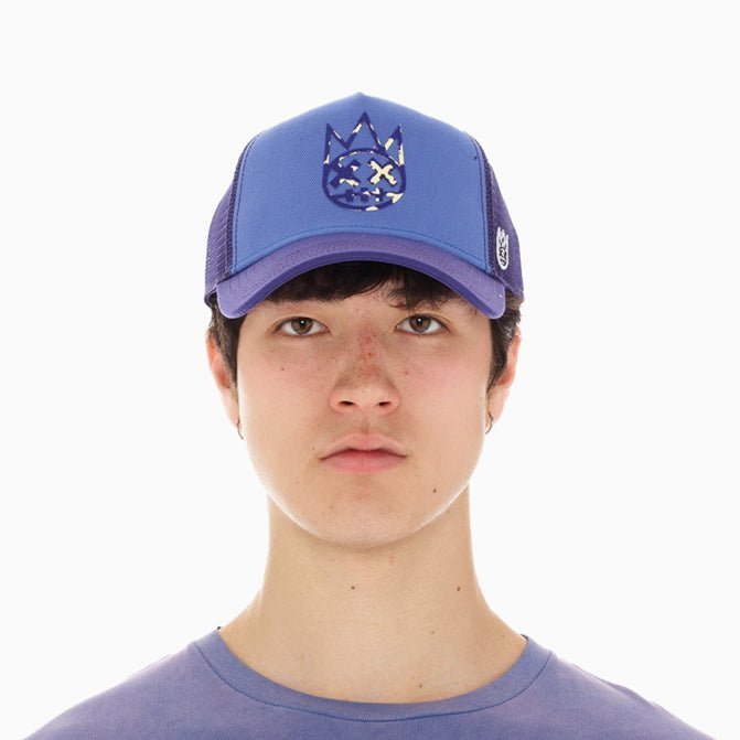 Clean Logo Mesh Back Trucker Curved Visor Hat Cult Of Individuality - Tops and Bottoms USA