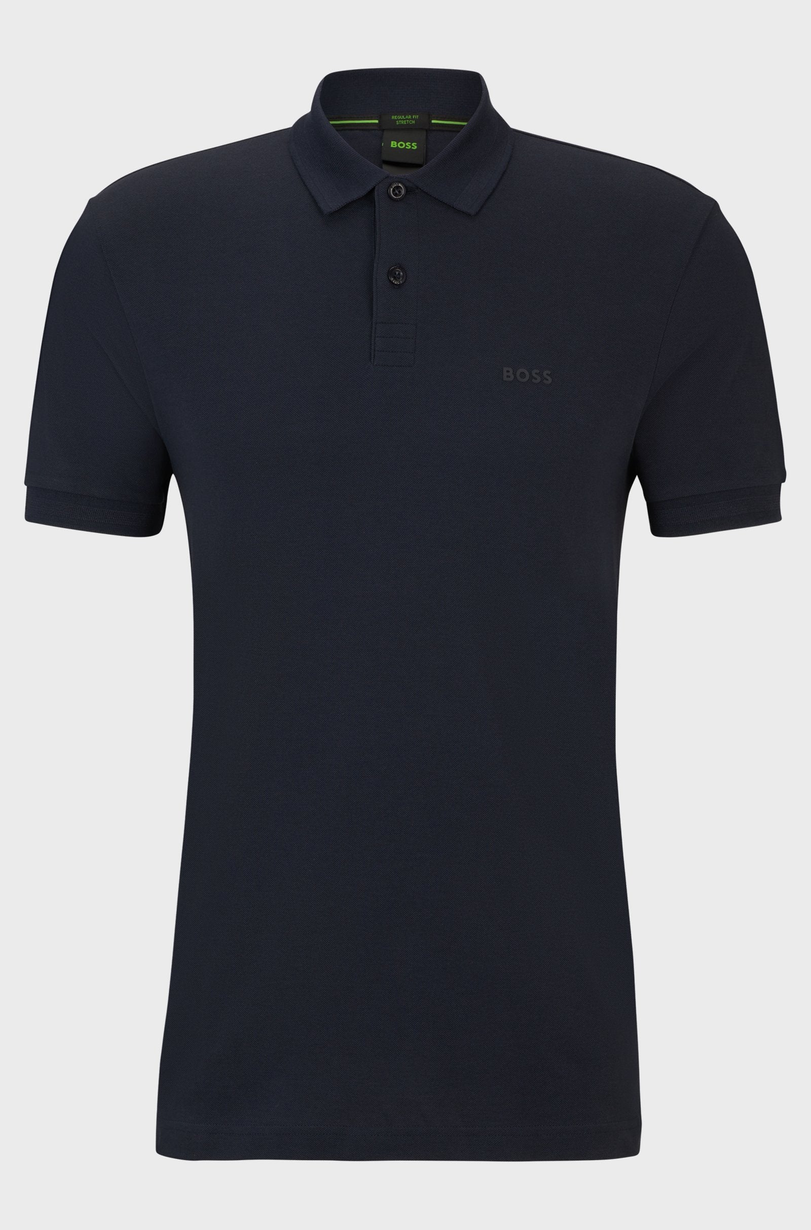 Men's Cotton Piqué Regular Fit Polo Shirt with Tonal Logo