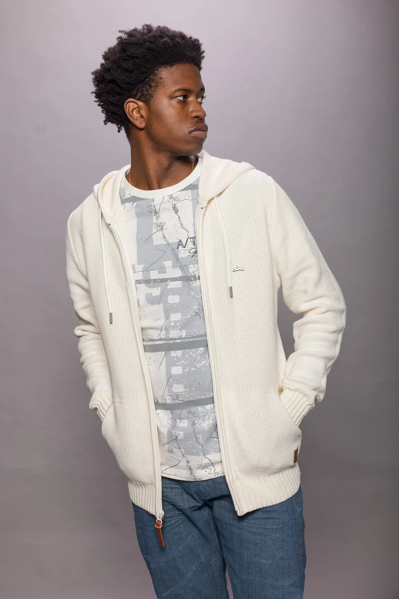 Men's Elijah Sweater Knit Hoodie