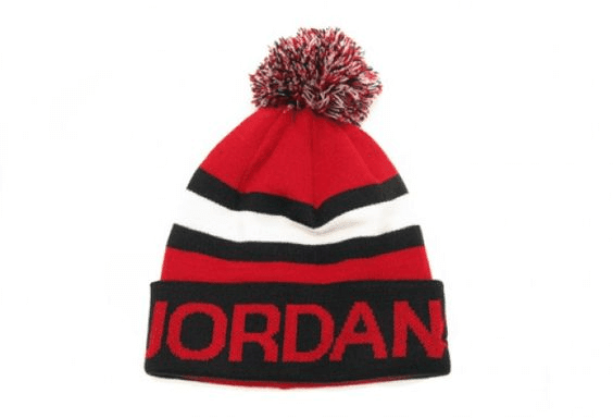 Jordan Go 2-3 Stripe Pom Beanie Hat Jordan - Tops and Bottoms USA