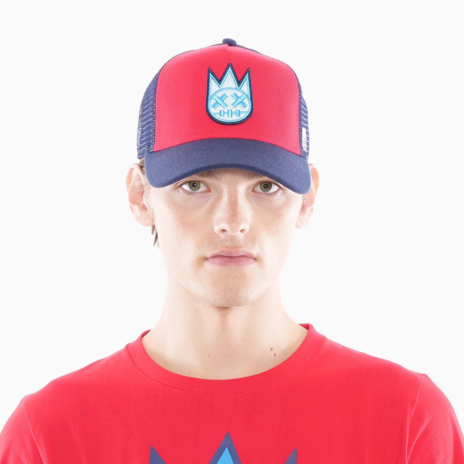 cult-of-individuality-mens-clean-logo-mesh-back-trucker-curved-visor-in-high-risk-red-623ac-ch67a