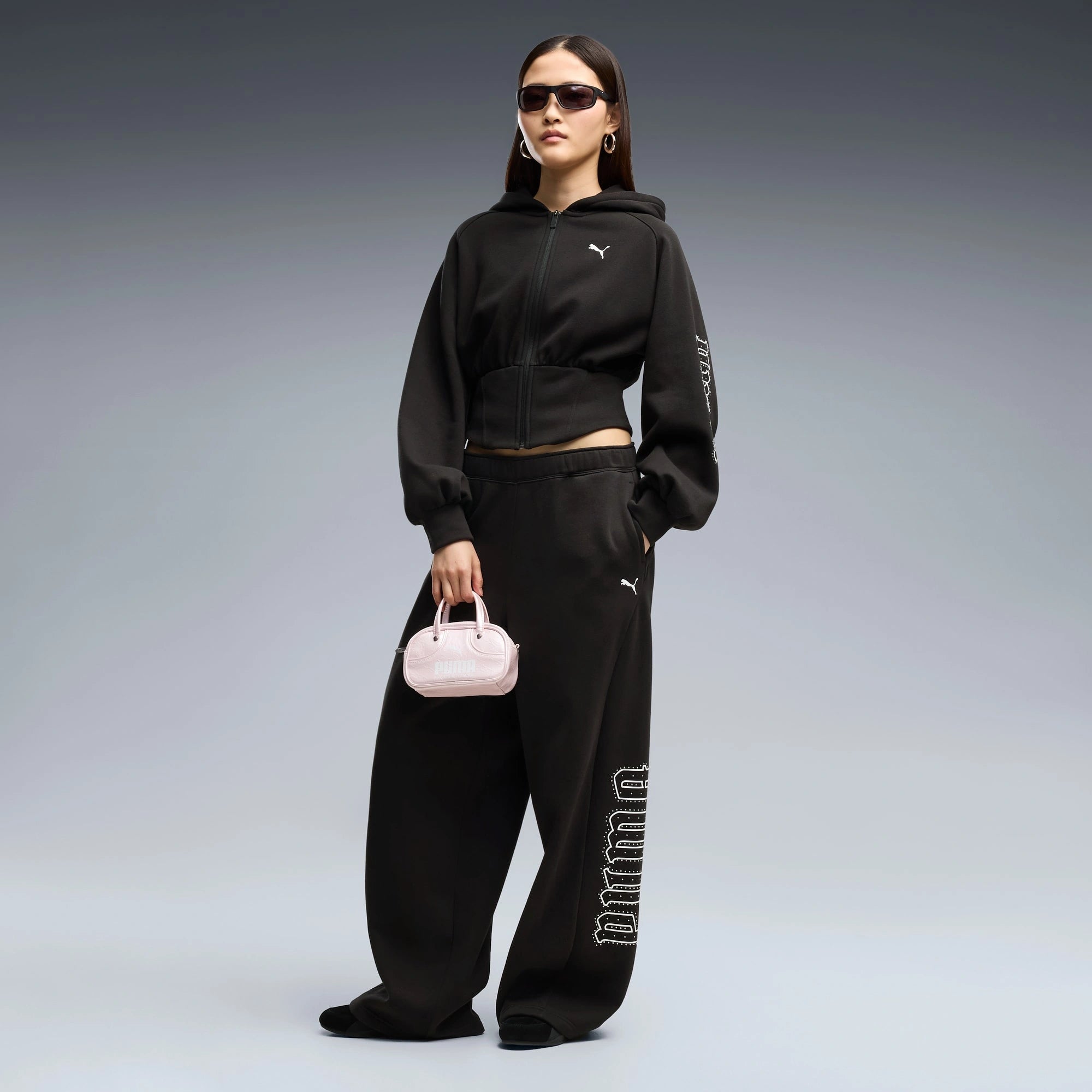 Women's Street Glam Slouchy Bedazzled Outfit