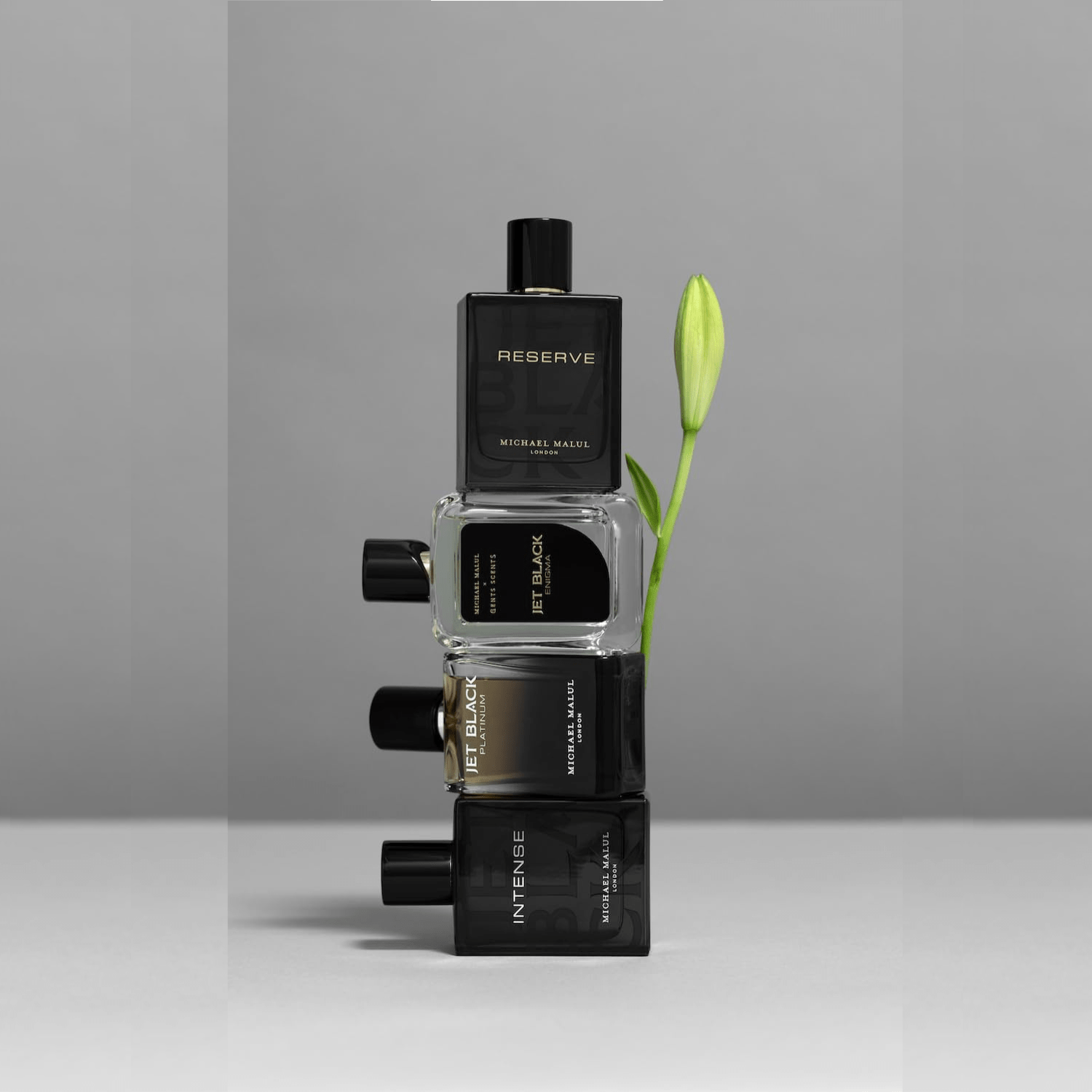 Men's Jet Black Intense Michael Malul EDP 3.4 Oz