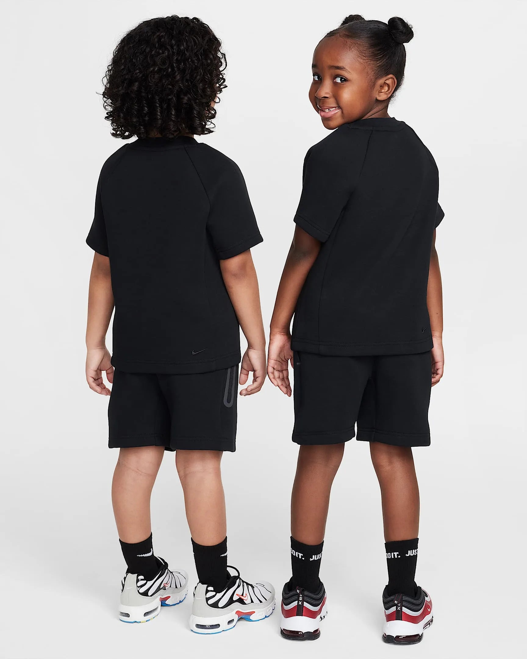 Kid's Sportswear Tech Fleece 2 - Piece Knit Shorts Set Nike - Tops and Bottoms USA