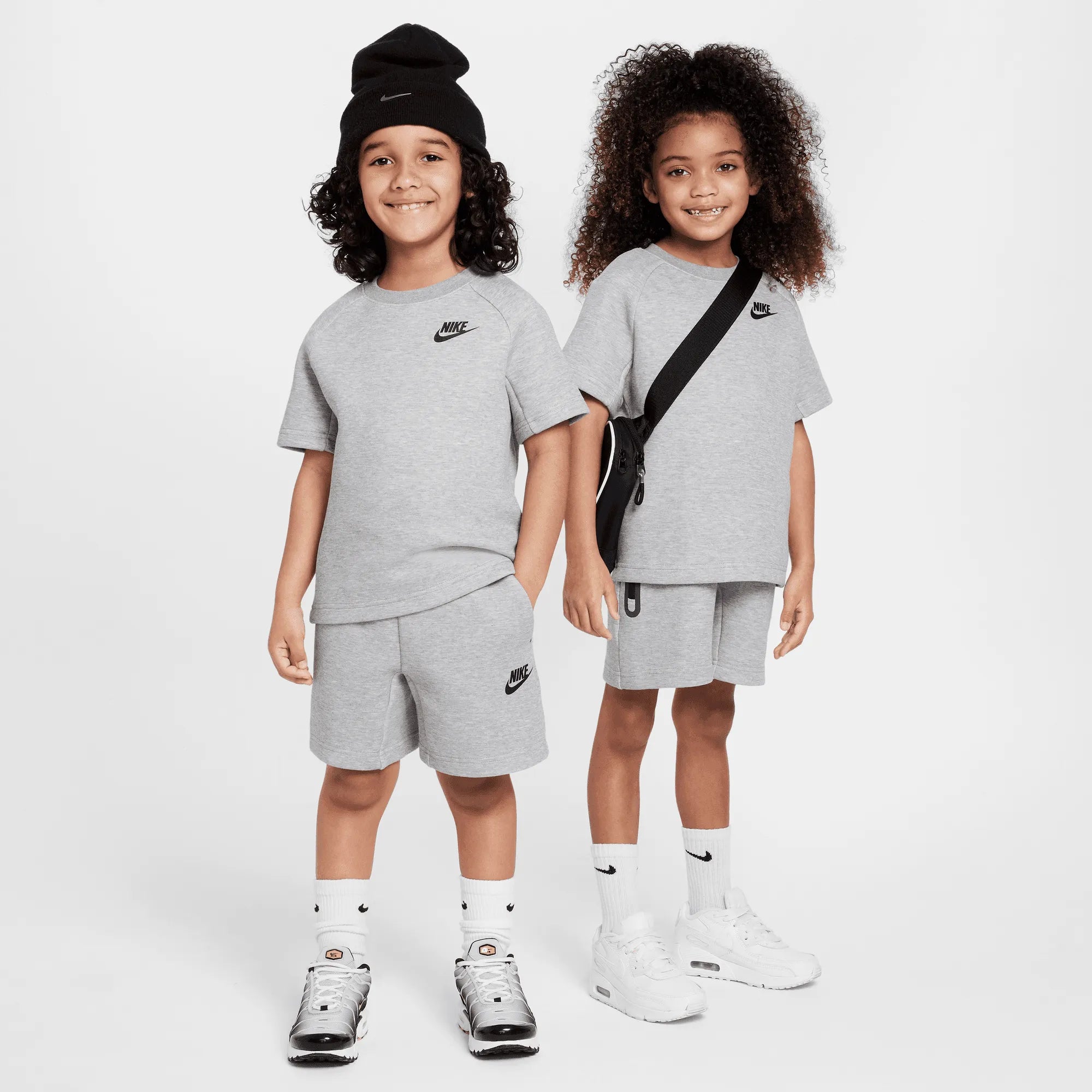 Kid's Sportswear Tech Fleece 2 - Piece Knit Shorts Set Nike - Tops and Bottoms USA