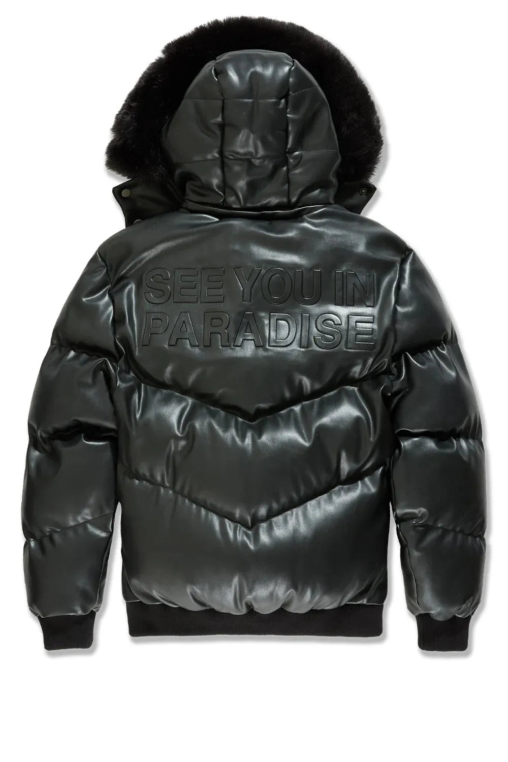 Kid's SYIP Pu Puffer With Emboss Jacket