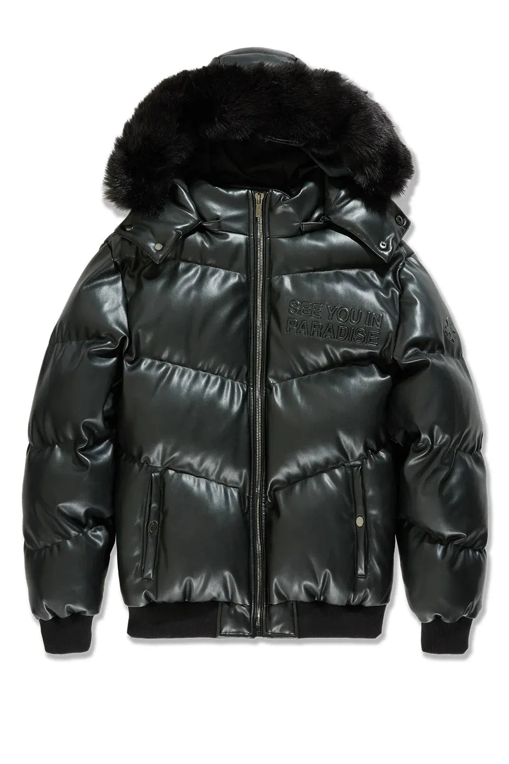 Kid's SYIP Pu Puffer With Emboss Jacket