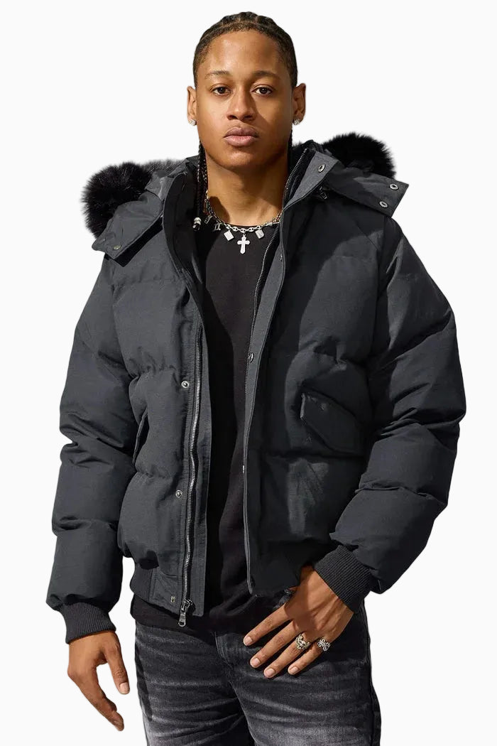 Jordan Craig Men's Atlantic Ave Bomber Jacket front lifestyle