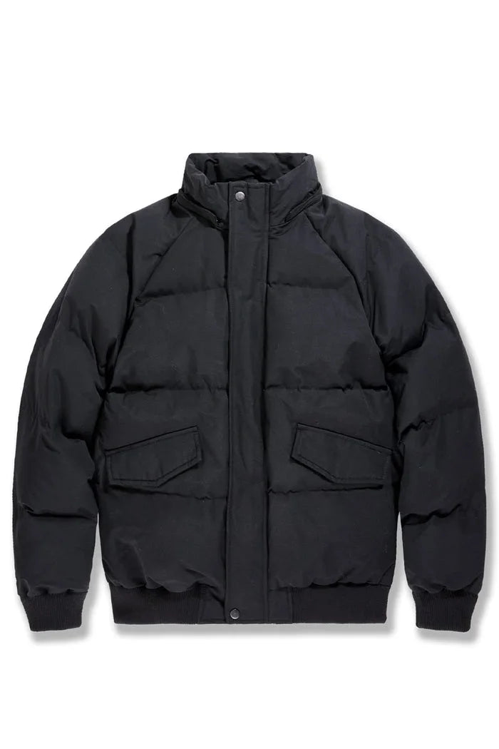 Jordan Craig Men's Atlantic Ave Bomber Jacket front without hood