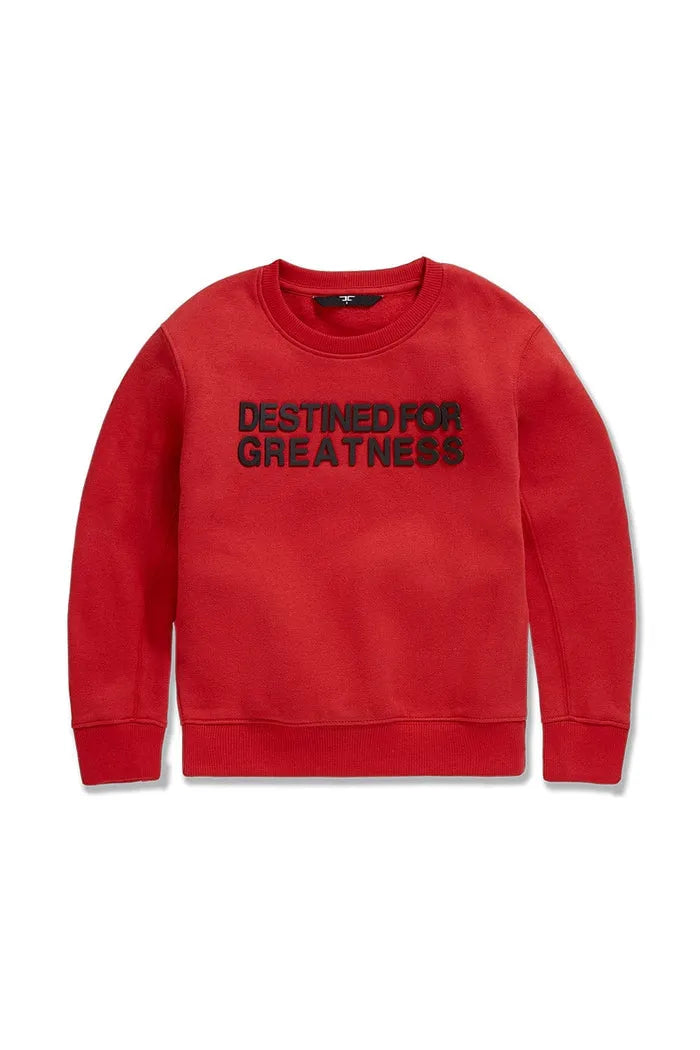 Kid's Destined For Greatness Crew Neck Sweatshirt