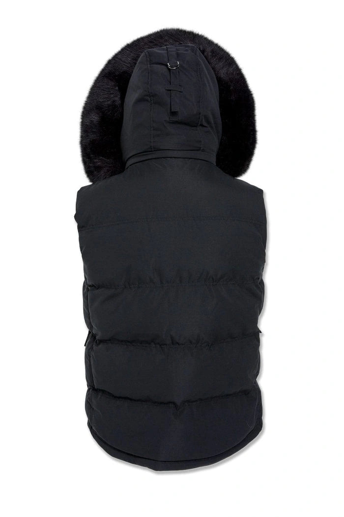 Men's Yukon Fur Lined Puffer Vest