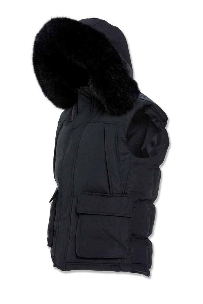 Men's Yukon Fur Lined Puffer Vest