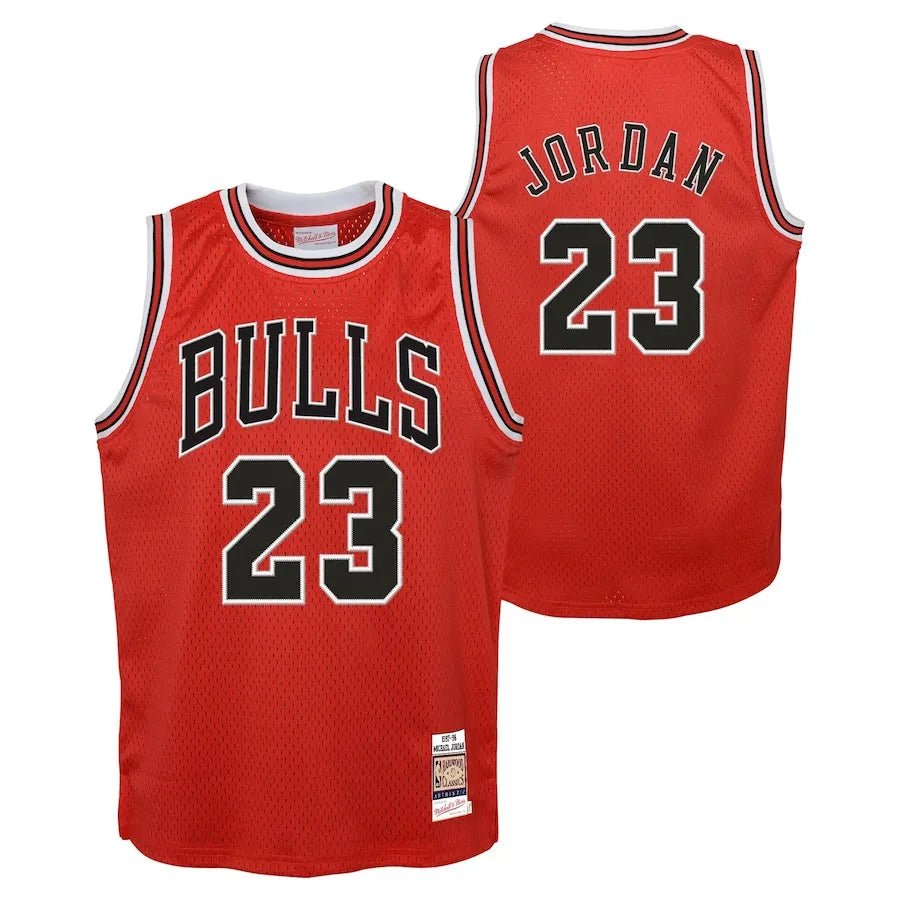 Authentic Michael Jordan Chicago Bulls NBA 1997 Jersey Mitchell & Ness - Tops and Bottoms USA