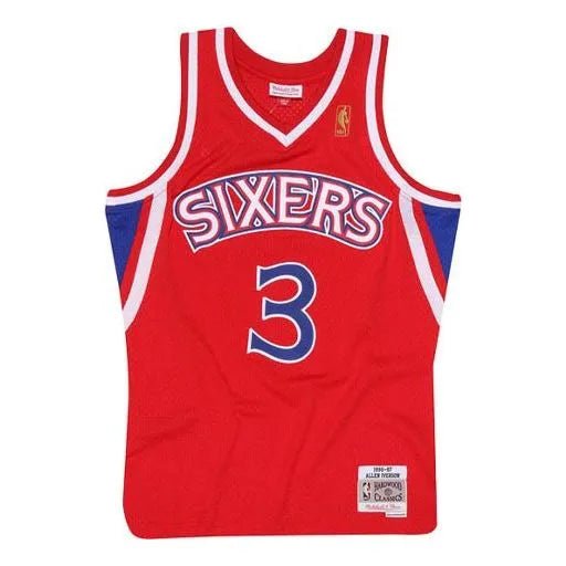 Swingman Allen Iverson Philadelphia 76Ers NBA Jersey Mitchell & Ness - Tops and Bottoms USA