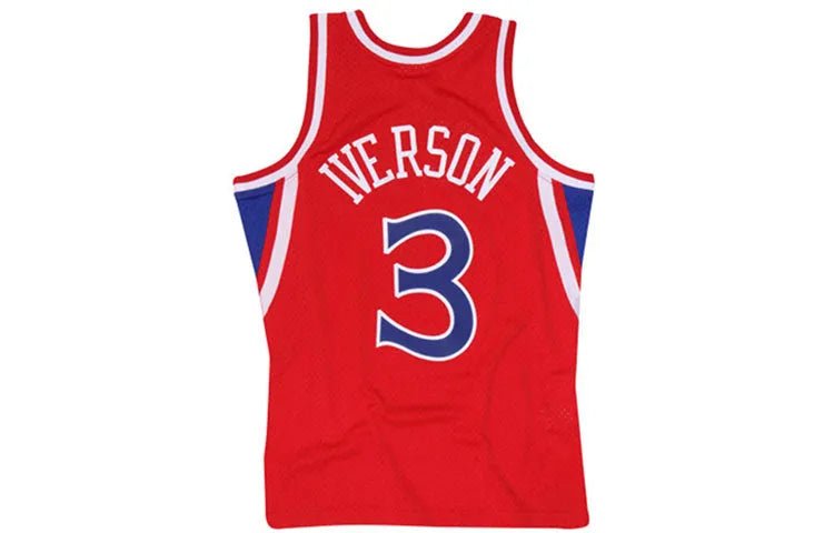Swingman Allen Iverson Philadelphia 76Ers NBA Jersey Mitchell & Ness - Tops and Bottoms USA