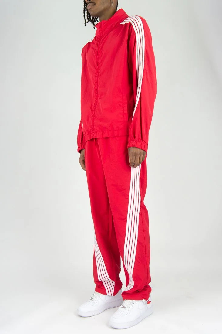 Kid's Striped Nylon Windbreaker Set