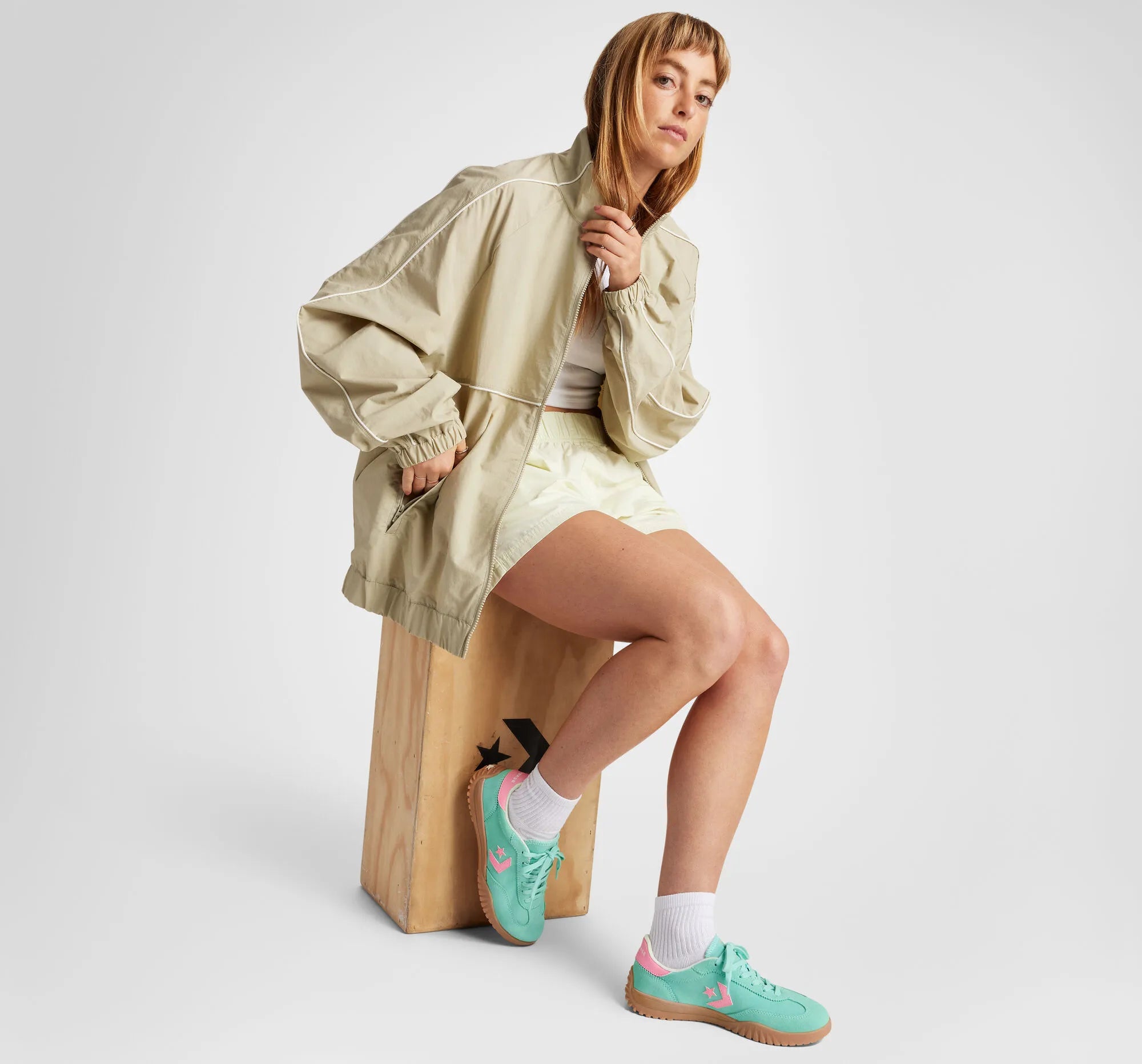 Run Star Trainer Suede Converse - Tops and Bottoms USA
