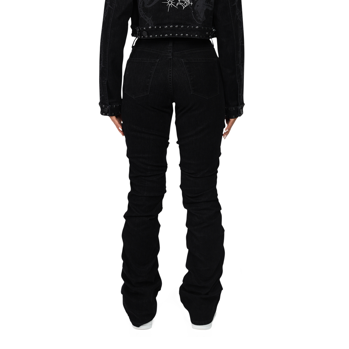 Women's High Rise Flocking Outfit