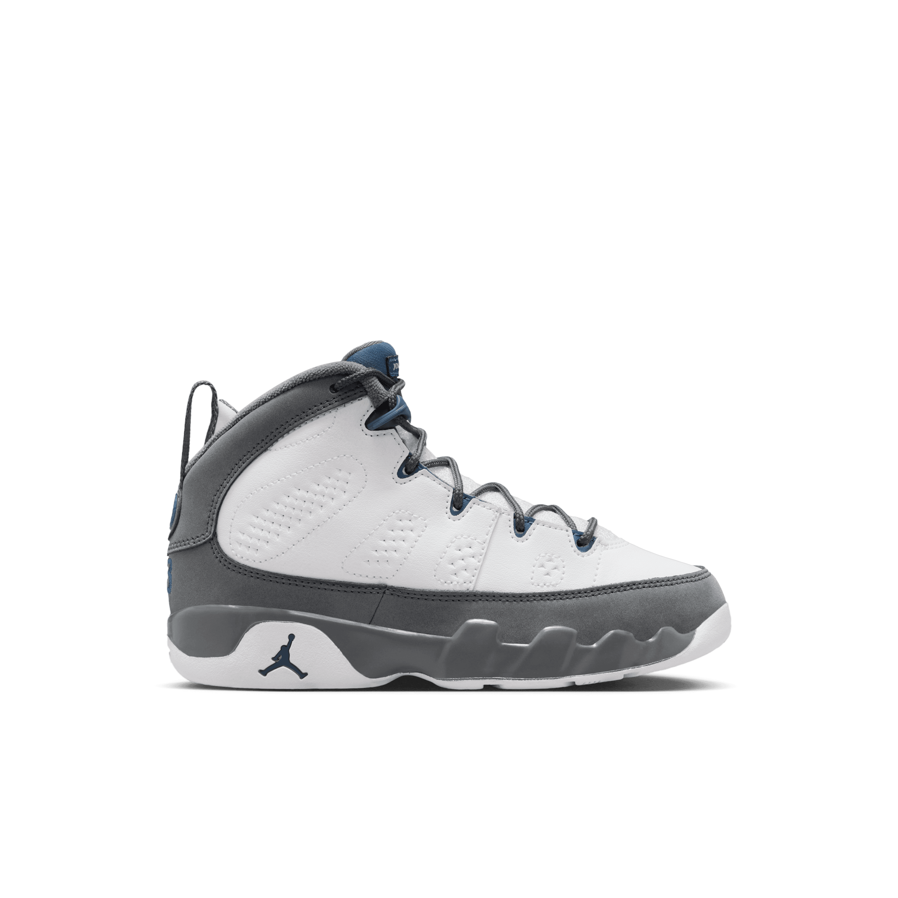 Kid's Air Jordan 9 Retro "Flint Grey" Pre School