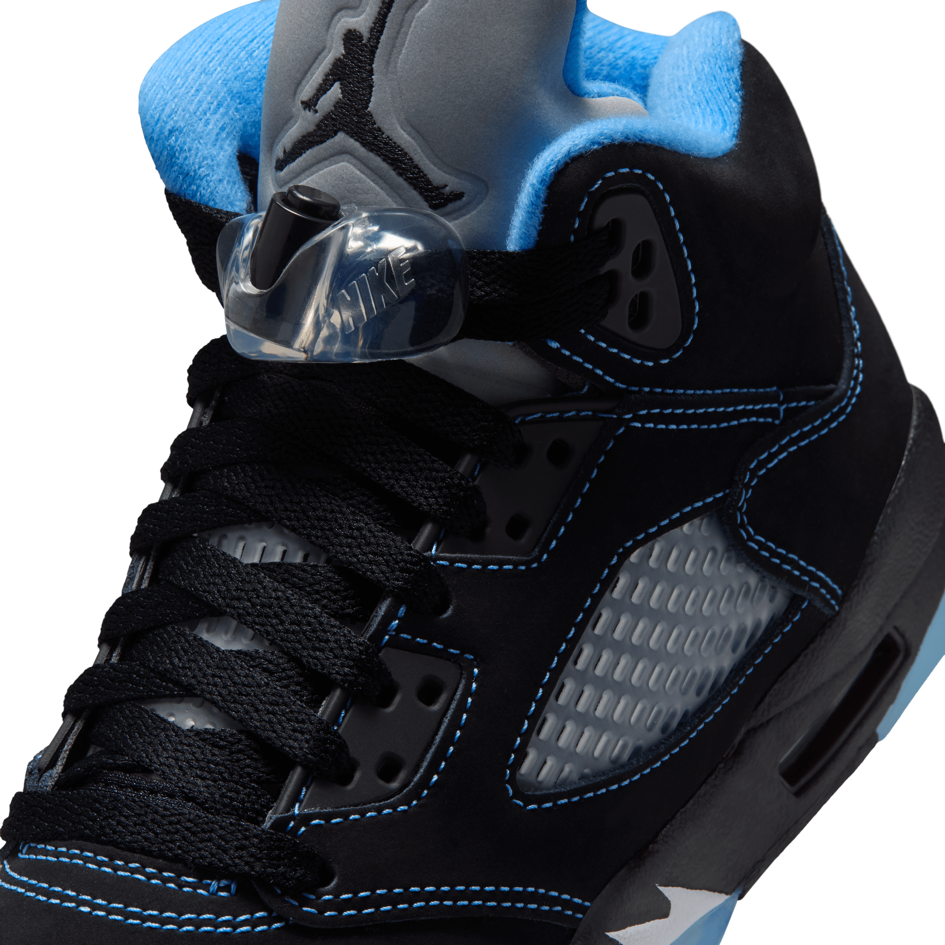 Kid's Air Jordan 5 Retro "Black University Blue" Grade School