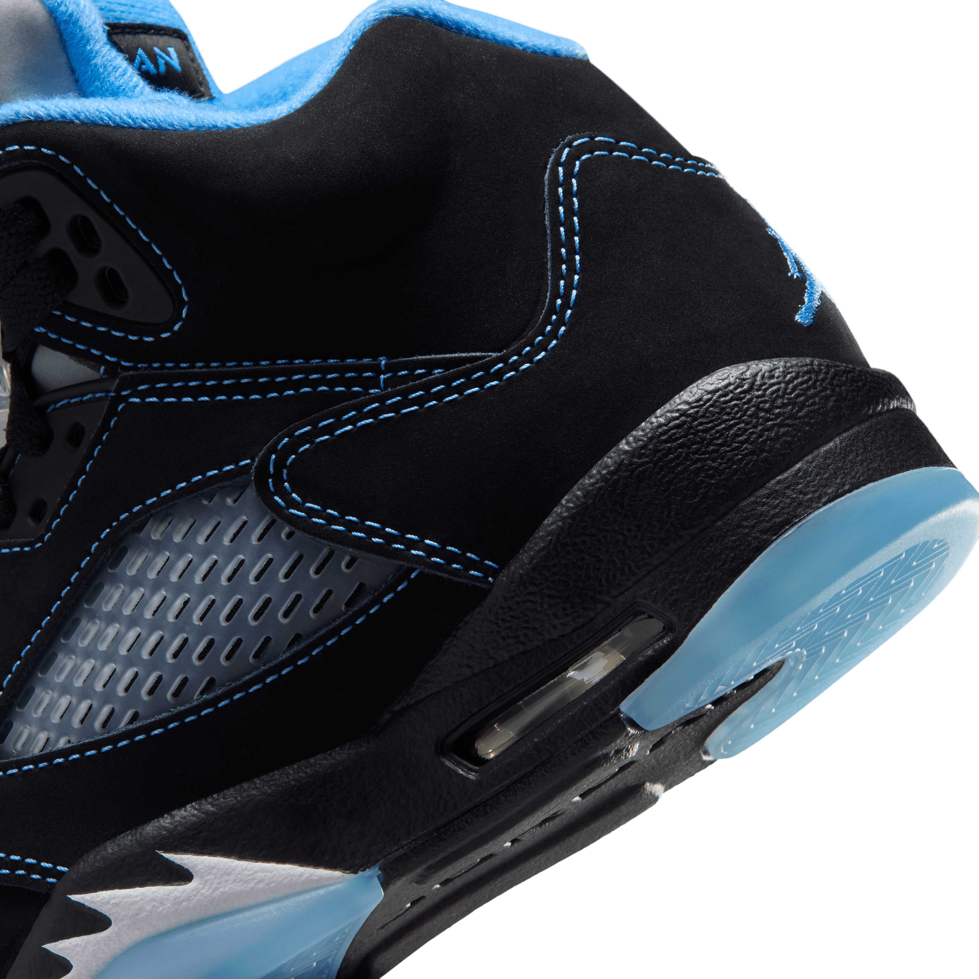 Kid's Air Jordan 5 Retro "Black University Blue" Grade School