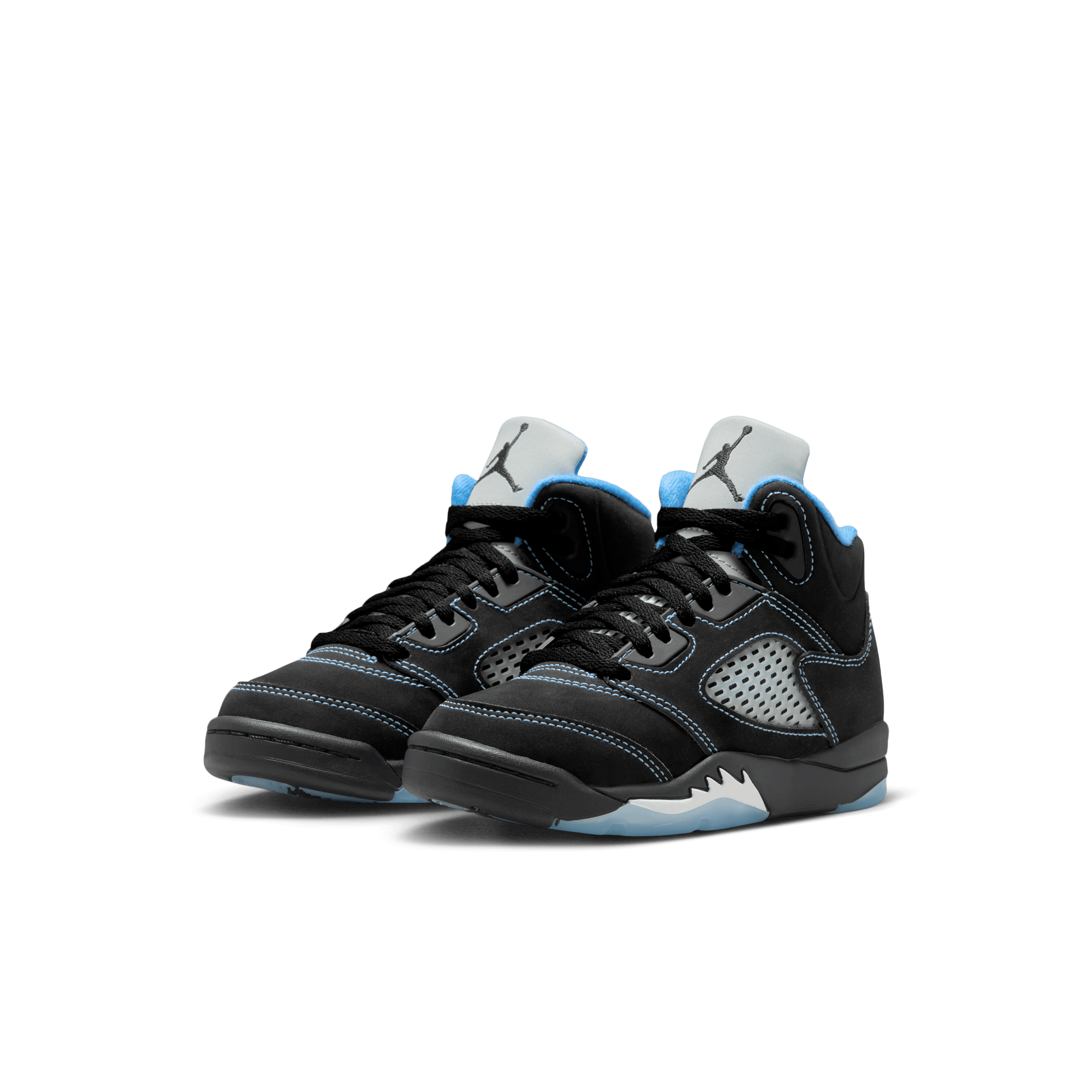 Kid's Jordan 5 Retro "Black University Blue" Pre School