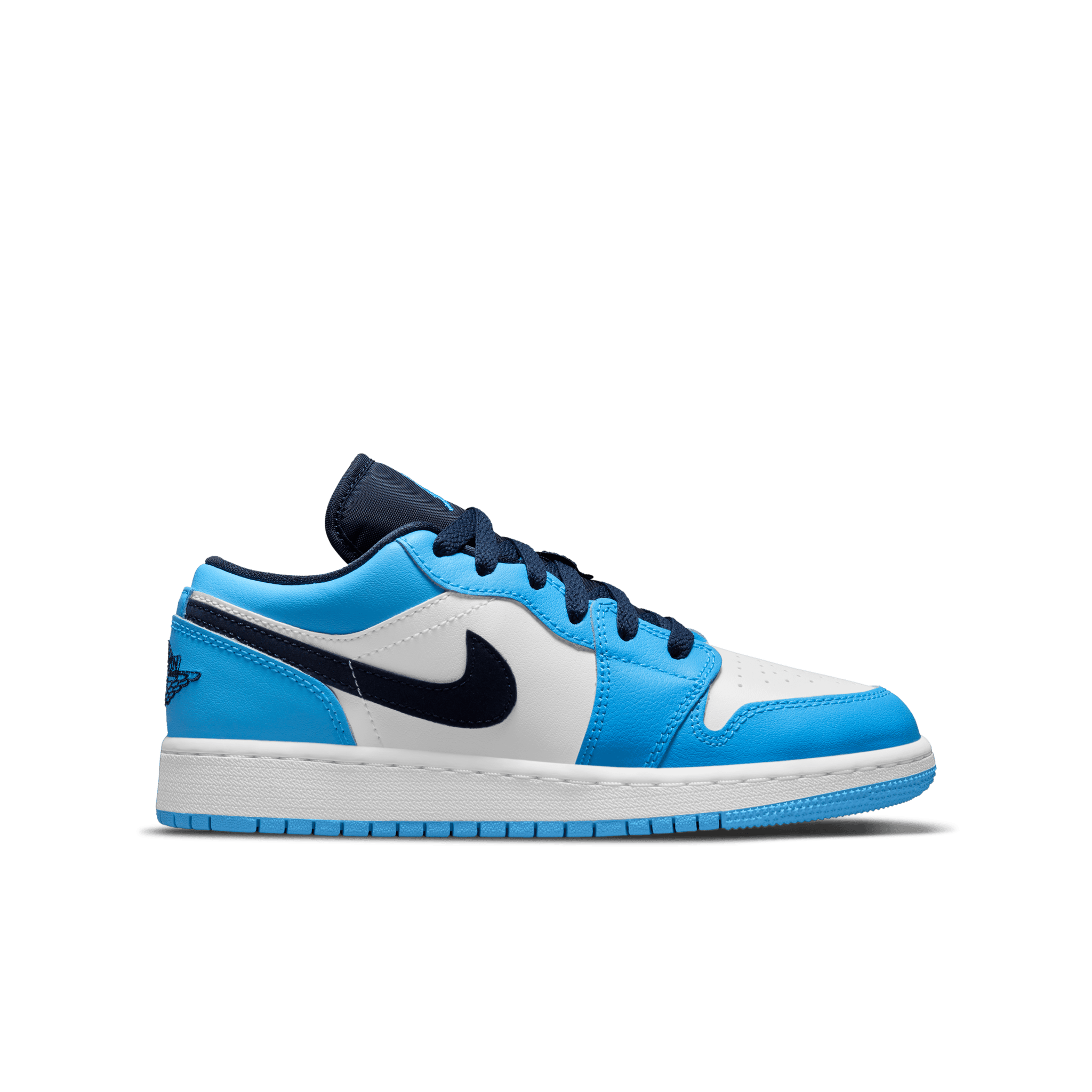シューズ(男性用) NIKE AIRJORDAN 1 University Blue/UNC Toe Nike Air Jordan 1 Retro High OG UNC Toe University Blue TD