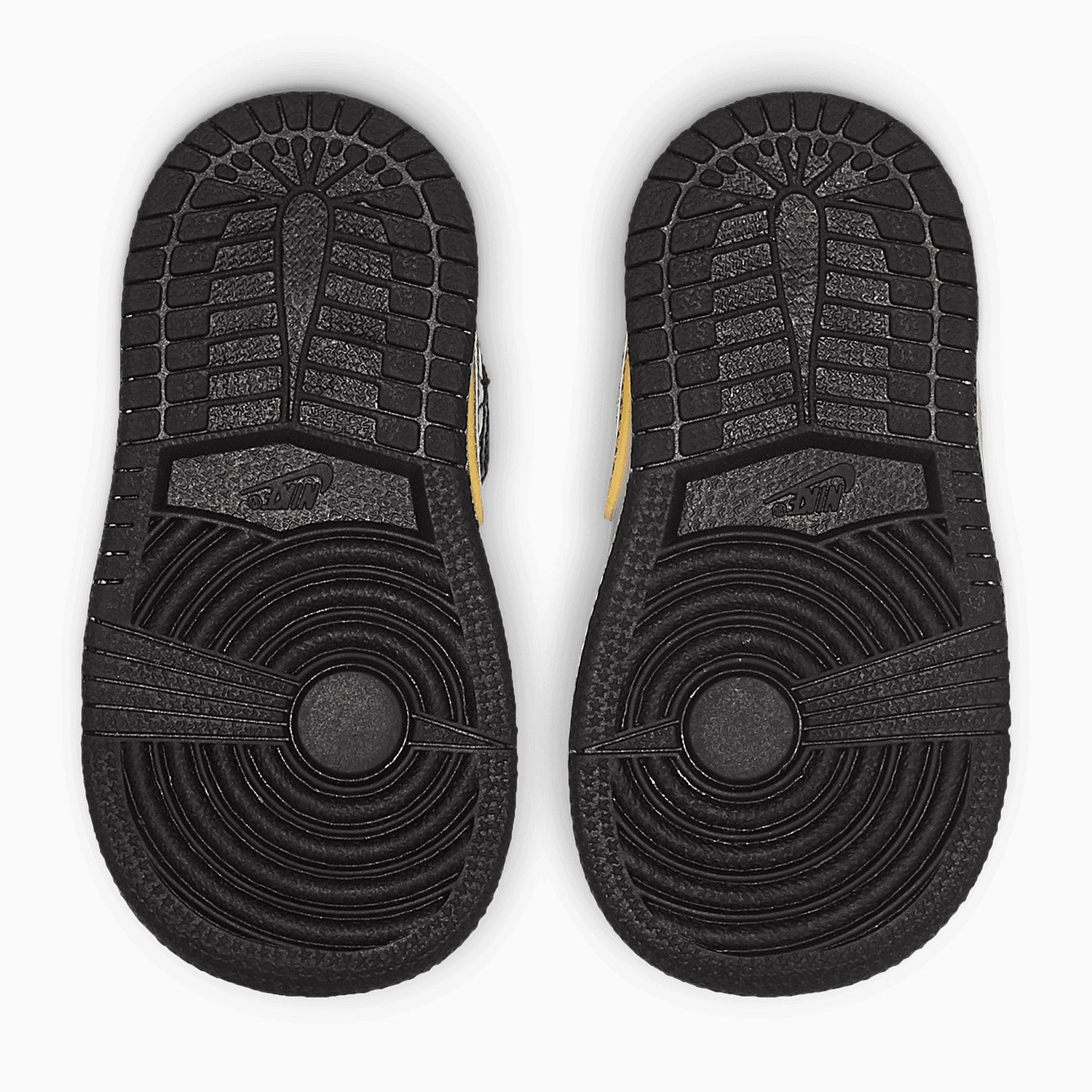 Kid's Air Jordan 1 Mid SE Patent "Black Gold" Toddlers