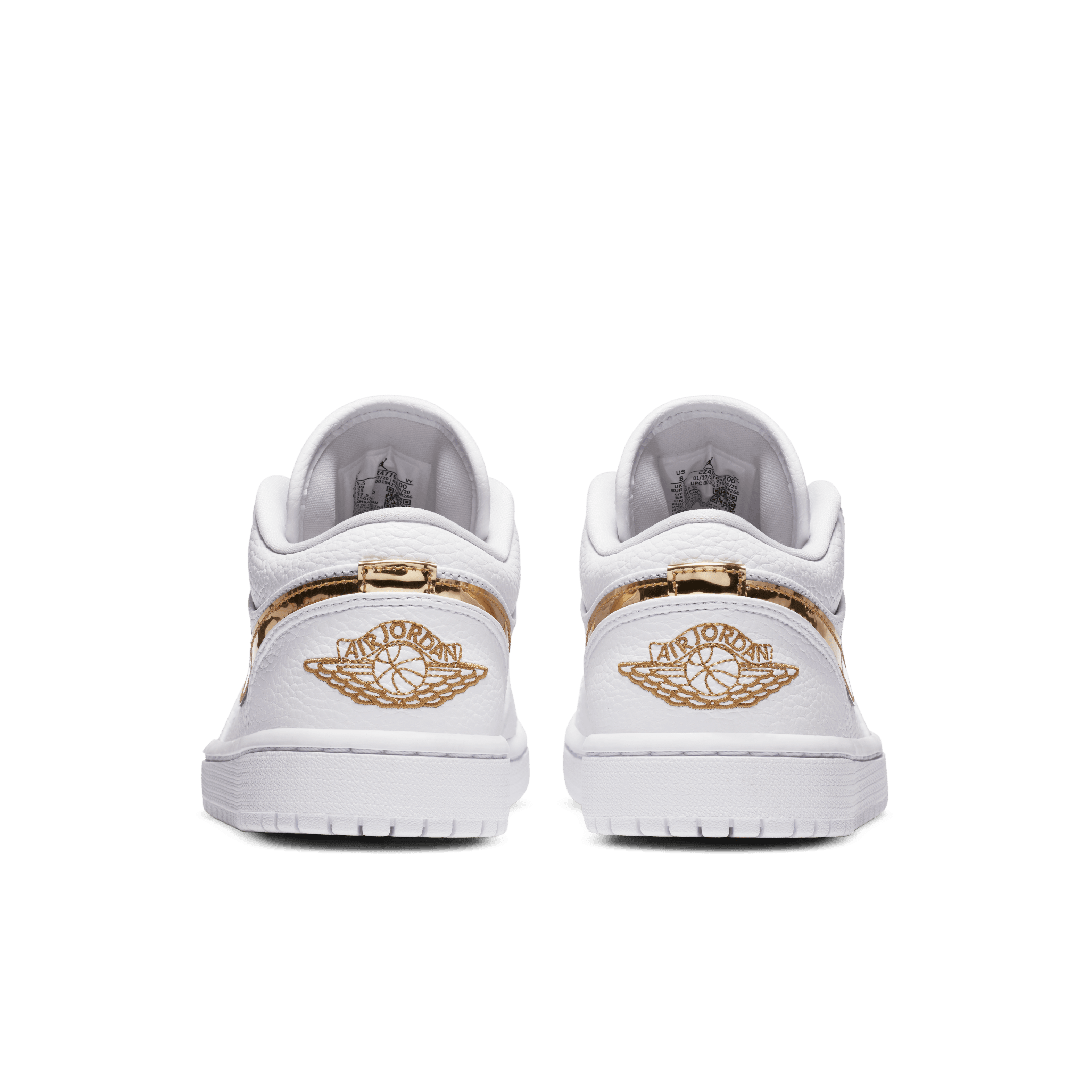 Women's Air Jordan 1 Low SE "White Metallic Gold"